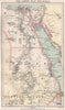 The lower Nile and Nubia. Egypt. Red Sea. BARTHOLOMEW 1886 old antique map