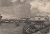 View of Pisa. Italy 1886 old antique vintage print picture
