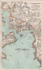 PLYMOUTH SOUND. Devonport Stonehouse. BARTHOLOMEW 1886 old antique map chart