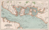 PORTSMOUTH Portsea Spithead & vicinity sea chart. Solent. BARTHOLOMEW 1886 map