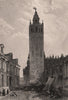 Seville. The Giralda. Sevilla, Spain 1886 old antique vintage print picture
