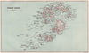 SCILLY ISLES. St Mary's Tresco St Martin's. BARTHOLOMEW 1886 old antique map