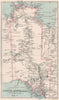 South Australia including Northern Territory. State map. BARTHOLOMEW 1886