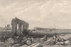 The ruins of Tyre (Sur/Sour). Lebanon. BARTHOLOMEW 1886 old antique print