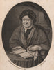 WILLIAM GOSTLING, Canterbury historian. Kent 1825 old antique print picture