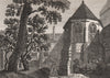 CANTERBURY CATHEDRAL. 'The Baptistry'. GOSTLING 1825 old antique print picture