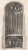 CANTERBURY CATHEDRAL. 'Becket's crown and tomb'. Corona Tower. GOSTLING 1825