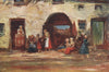 'The Quay, Galway' by Francis Sylvester Walker. Ireland 1905 old antique print