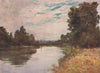 'The River Lee ' by Francis Sylvester Walker. Ireland 1905 old antique print