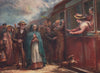 'Emigrants' by Francis Sylvester Walker. Ireland 1905 old antique print