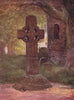 'Saint Columbkille's Cross, Kells' by Francis Sylvester Walker. Ireland 1905