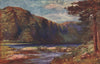 'Glendalough' by Francis Sylvester Walker. Ireland 1905 old antique print
