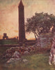'The Round Tower on Devenish Island' by Francis Sylvester Walker. Ireland 1905