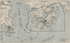 HONG KONG AND MACAO. China. WW2 ROYAL NAVY INTELLIGENCE MAP 1945 old