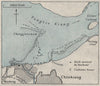 Chinkiang ZHENJIANG. China. WW2 ROYAL NAVY INTELLIGENCE MAP 1945 old