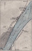 Hankow/HANKOU. China. WW2 ROYAL NAVY INTELLIGENCE MAP 1945 old vintage