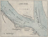 Yochow/YUEYANG. Chenglingji. China. WW2 ROYAL NAVY INTELLIGENCE MAP 1945