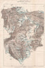 SOUTHERN GRAIAN ALPS. Savoie. Val de Tignes. Val d'Isère. Bonneval 1867 map