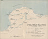 NORTH AFRICA CAMPAIGN April 1941. Rommel's advance, Cyrenaica. Libya 1956 map