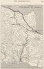 BATTLE OF CRETE 1941. The route to Sphakia. Greece. World War 2 1956 old map