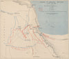 WW2 NORTH AFRICAN CAMPAIGN. Operation Battleaxe 15-17 June 1941. Libya 1956 map