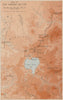 EAST AFRICAN CAMPAIGN 1941. The Gondar sector. Ethiopia.World War 2 1956 map