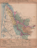 Carte Routière et Vinicole de la Gironde. Bordeaux wine. COCKS & FERET 1908 map
