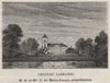 BORDEAUX. Chateau Lagrange. Muicy-Louyss. SMALL 1908 old antique print picture