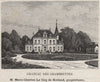 BORDEAUX. Chateau des Chambrettes. Kerland. SMALL 1908 old antique print