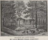 MÉDOC. AVENSAN. Chateau de Saint-Genès. Clauzel. Bordeaux. SMALL 1908 print