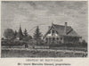 MÉDOC. AVENSAN. Chateau du Haut-Galan. Clauzel. Bordeaux. SMALL 1908 old print