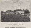 MÉDOC. PAUILLAC. Chateau Grand-Puy-Lacoste (5e Cru Classé). SMALL 1908 print
