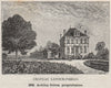 MÉDOC. PAUILLAC. Chateau Latour-Pibran. Ardiley. Bordeaux. SMALL 1908 print