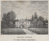 MÉDOC. VERTHEUIL. Chateau Victoria. Sicher. Bordeaux. SMALL 1908 old print