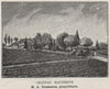 MÉDOC. SAINT-GERMAIN-D'ESTEUIL. Chateau Hauterive. Desmazes. SMALL 1908 print