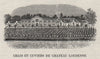 MÉDOC. SAINT-YZANS. Chais et Cuviers du Chateau Loudenne. . SMALL 1908 print