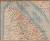 BORDEAUX WINE MAP. Carte vinicole. Médoc St Vivien chateaux. COCKS & FERET 1908