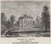 GRAVES. PESSAC. Chateau du Vallon (Clos Périglan). Hanappier. SMALL 1908 print