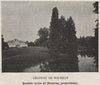 GRAVES. MÉRIGNAC. Chateau de Bourran. Bourran. Bordeaux. SMALL 1908 old print