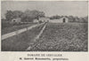 GRAVES. LÉOGNAN. Domaine de Chevalier. Beaumartin. Bordeaux. SMALL 1908 print