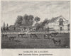 GRAVES. MARTILLAC. Domaine de Lagarde. Lacoste. Bordeaux. SMALL 1908 old print