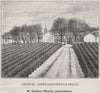 GRAVES. MARTILLAC. Chateau Saint-Augustin-la-Grave. Bouyet. SMALL 1908 print