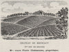 GRAVES. CADAUJAC. Chateau du Bouscaut (1er Cru de Graves). Bordeaux. SMALL 1908