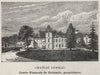 GRAVES. AYGUEMORTE. Chateau Lusseau. Goïtisolo. Bordeaux. SMALL 1908 old print