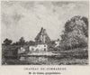 GRAVES. CASTRES. Chateau de Pommarède. Coste. Bordeaux. SMALL 1908 old print