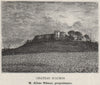 BAZADAIS. AUROS. Chateau d'Auros. Nibaut. Bordeaux. SMALL 1908 old print