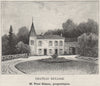 GRANDS VINS BLANCS. BARSAC. Chateau Ducasse. Simon. Bordeaux. SMALL 1908 print