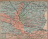 BORDEAUX WINE MAP. St-Emilion Pomerol Canon-Fronsac chateaux. COCKS & FERET 1908
