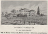 SAINT-ÉMILIONNAIS. Chateau Berliquet (1er Cru Saint-Émilion). SMALL 1908 print