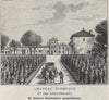 SAINT-ÉMILIONNAIS. Chateau Fonroque (1er Cru Saint-Émilion). SMALL 1908 print